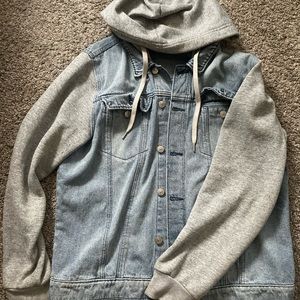 H&M Jean Jacket Hoodie